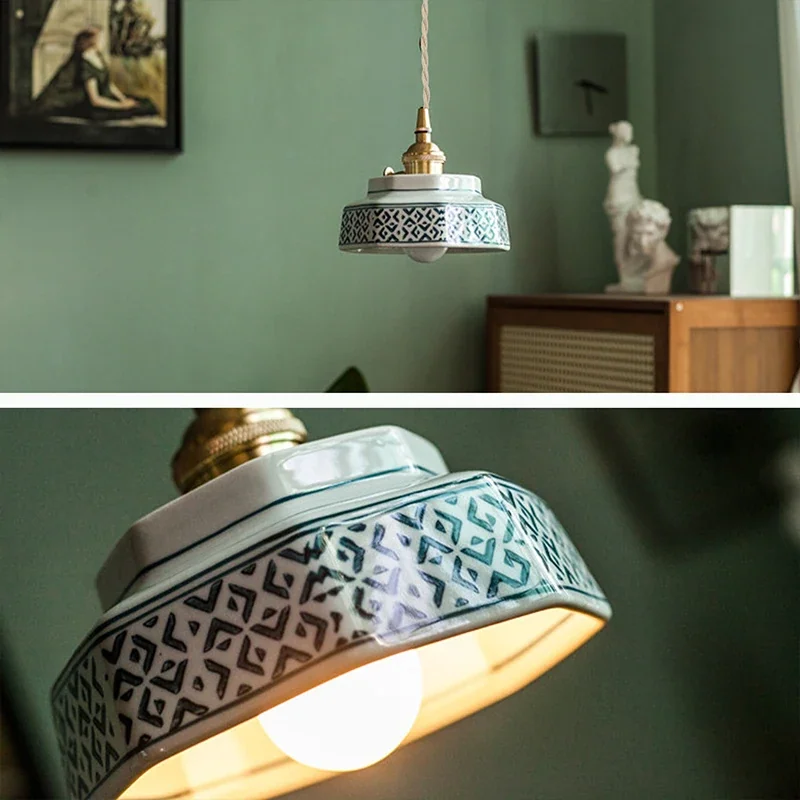 Pendente de Cerâmica Casale: Charme Retrô para Iluminar seu Espaço