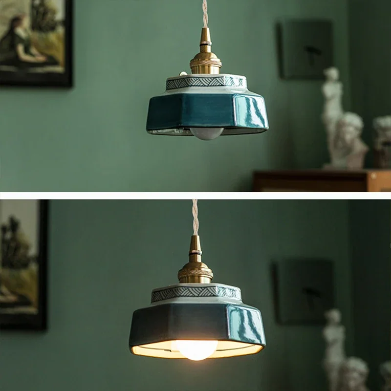 Pendente de Cerâmica Casale: Charme Retrô para Iluminar seu Espaço