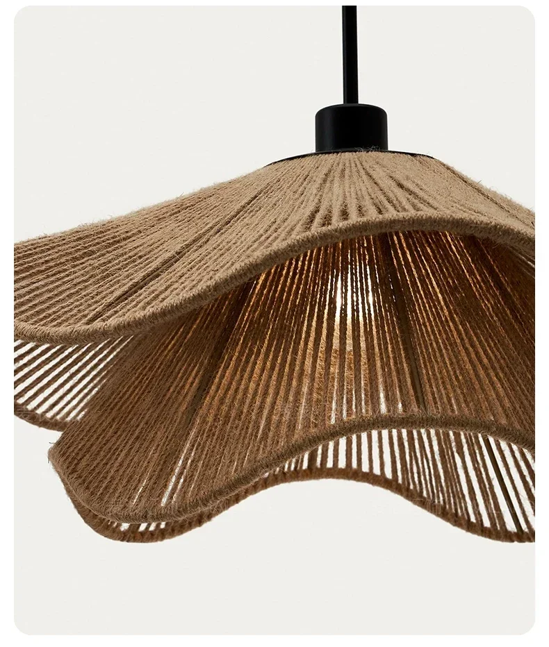 Pendente Rattan Design Rústico - Iluminação Aconchegante