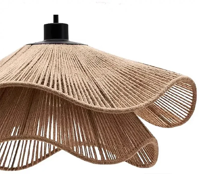 Pendente Rattan Design Rústico - Iluminação Aconchegante