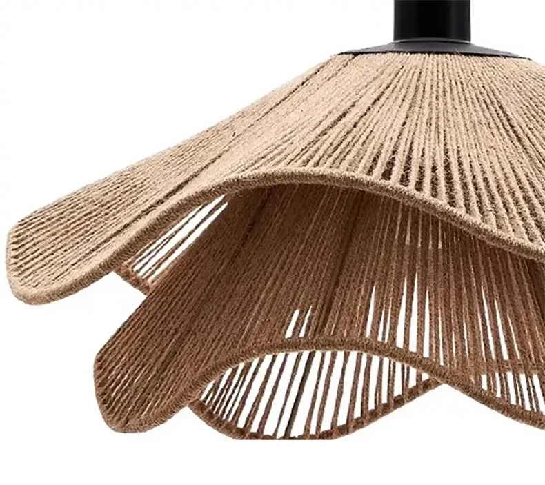 Pendente Rattan Design Rústico - Iluminação Aconchegante