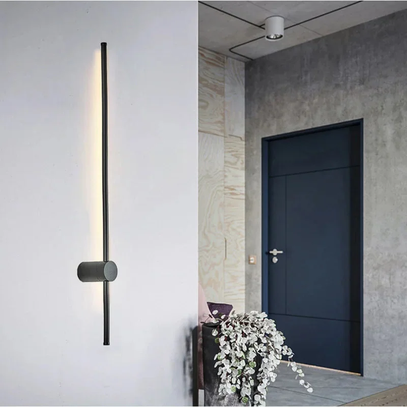 Arandela LED Linear Moderna Alumínio Acrílico Bivolt