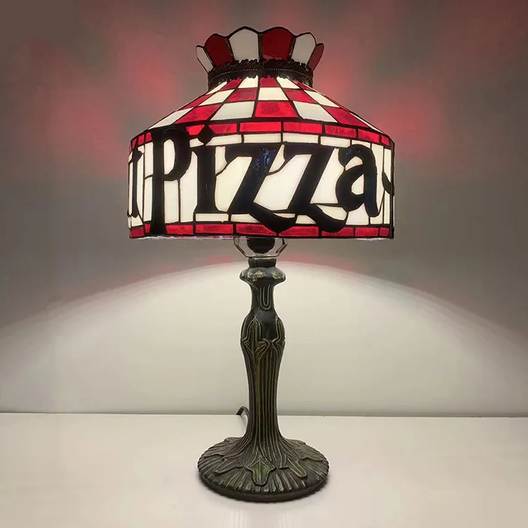 Abajur de Mesa Tiffany 12" Vitral Clássico — Vitral Artesanal