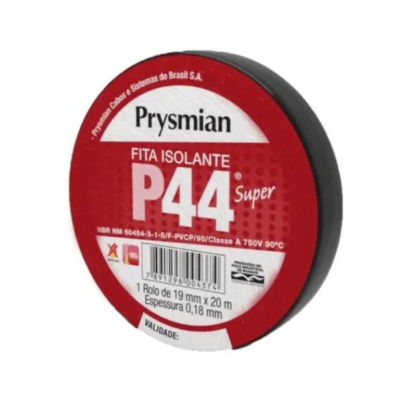 Fita Isolante Elétrica Premium PVC 19mmx20m - Segurança Essencial