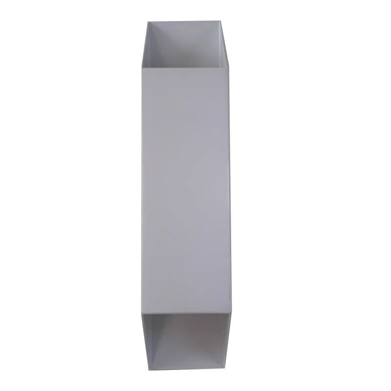 Arandela Vertical Branca Fachos Duplos - Efeito Luminoso Único