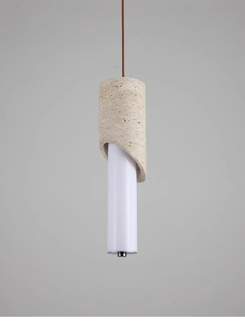 Pendente de Travertino Aira - Design Moderno e Aconchegante