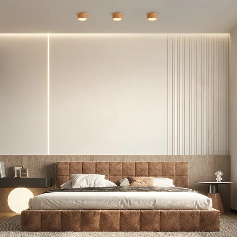 Spot de Sobrepor Redondo em Madeira | Design Natural e Moderno