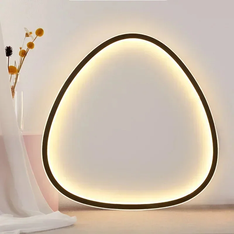 Plafon de Teto LED Estilo Orgânico Slim - Design Moderno e Elegante