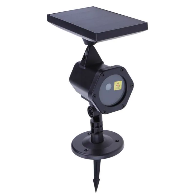 Projetor Laser Jardim Verde e Vermelho Solar 2,5W Espeto Decorativo