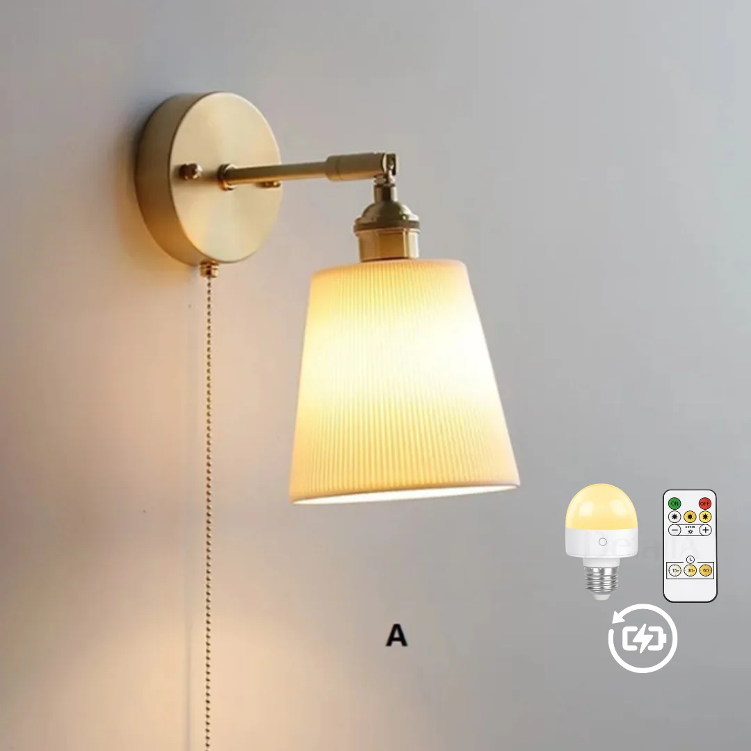 Arandela LED Sem Fio Recarregável Liris com Controle Remoto
