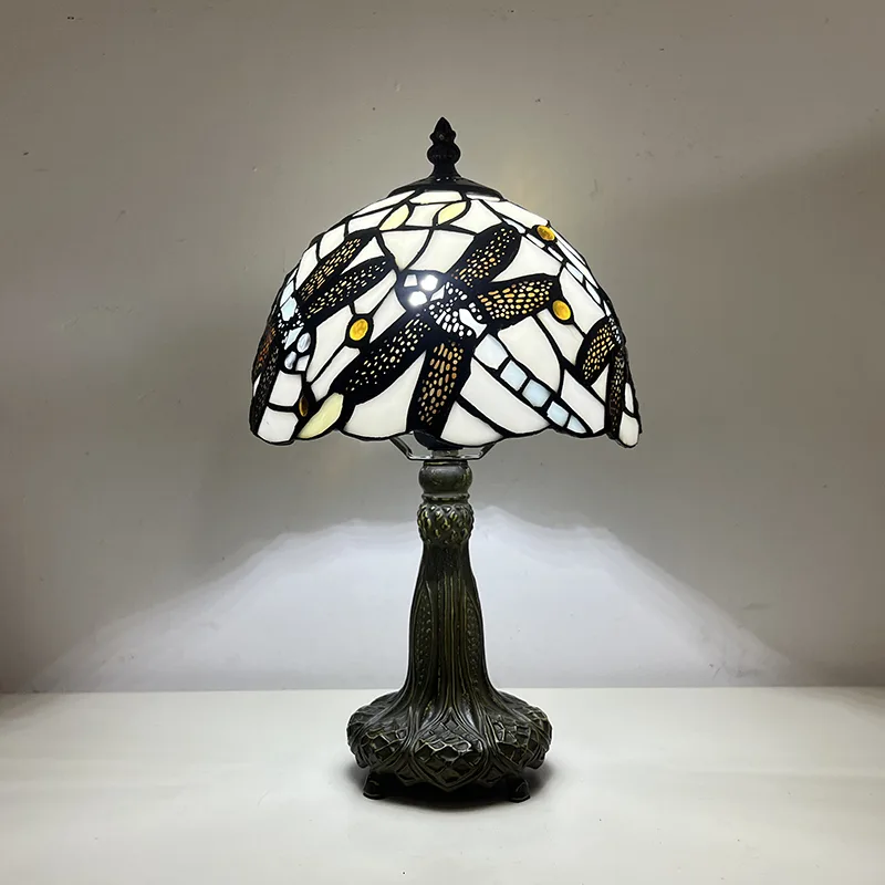Abajur de Mesa Tiffany Vitral Clássico — Vitral Artesanal