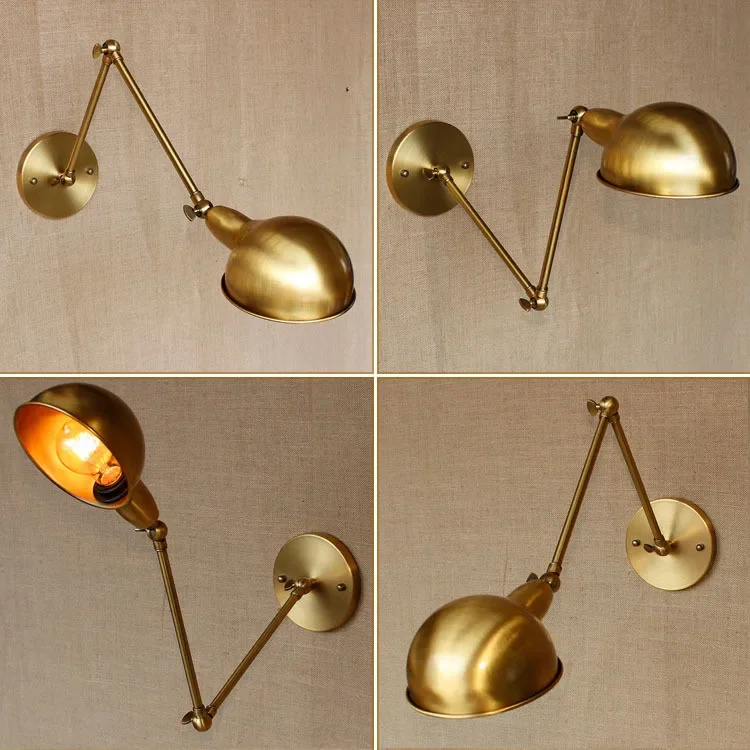 Arandela de Parede Articulável Maris Metal com Lâmpada E27