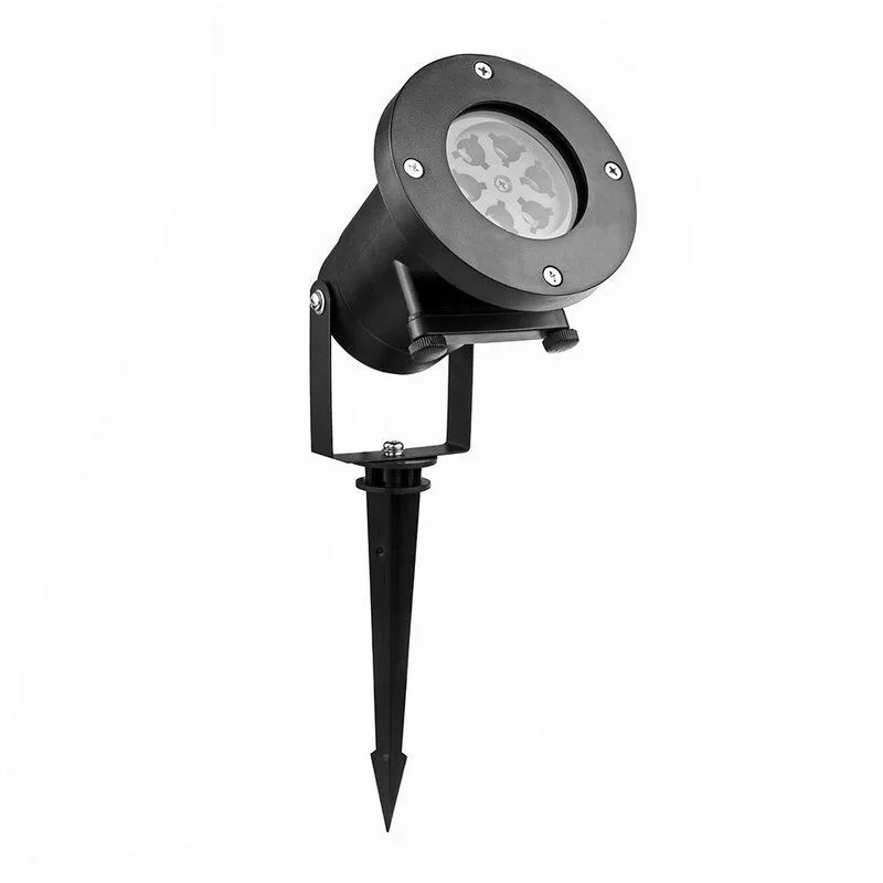 Espeto de Jardim Projetor Laser Efeito Neve RGB Bivolt IP66