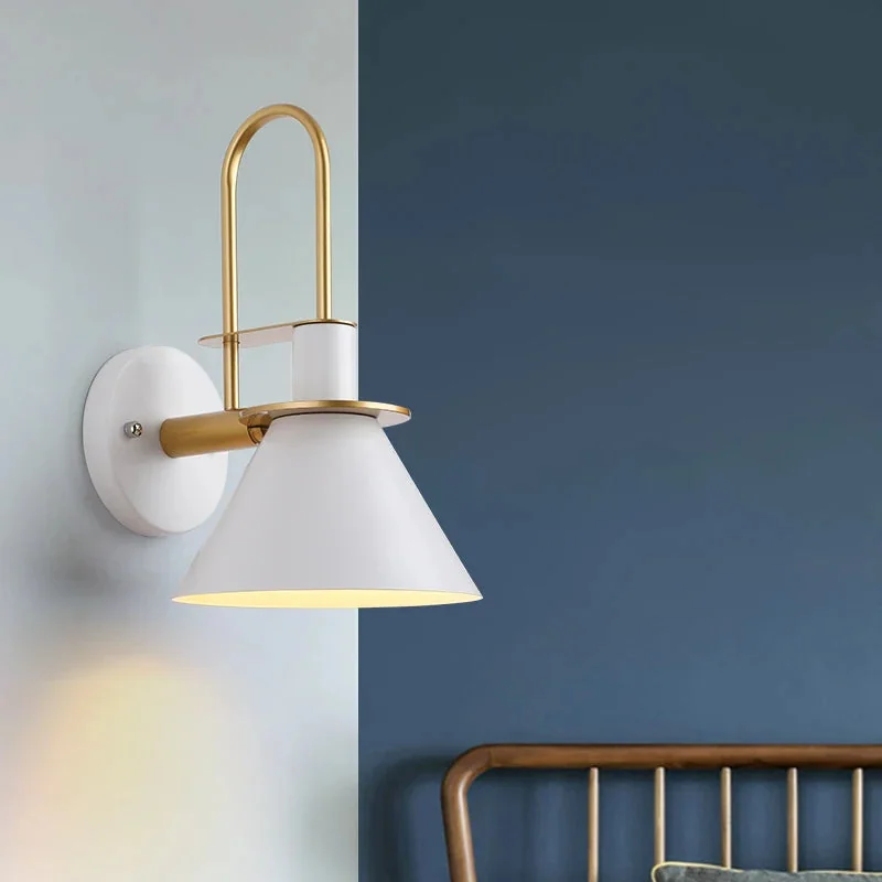 Arandela de parede moderna decorativa com lâmpada inclusa