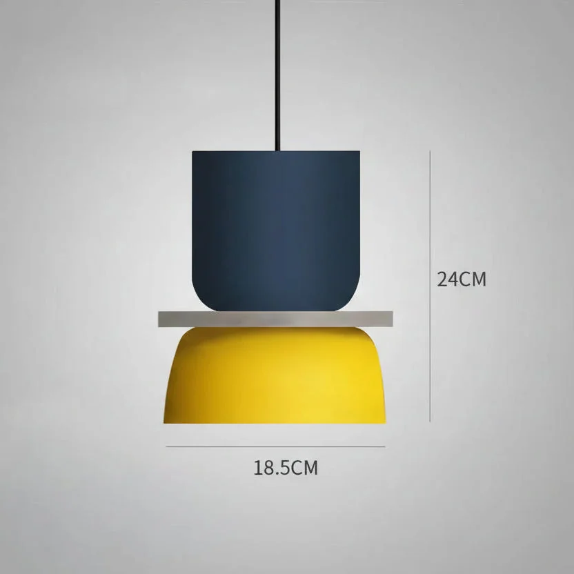 Pendente Colors Duas Cores Vibrante E27 Bivolt
