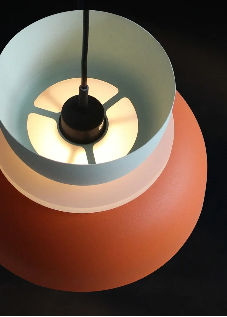 Pendente Colors Duas Cores Vibrante E27 Bivolt