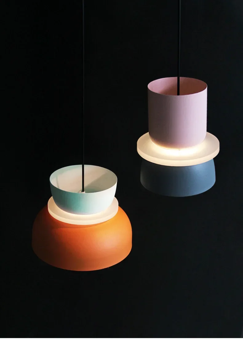 Pendente Colors Duas Cores Vibrante E27 Bivolt