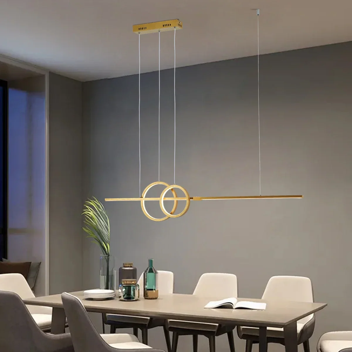 Lustre Pendente Romero LED Bivolt para Sala, Cozinha e Escritório