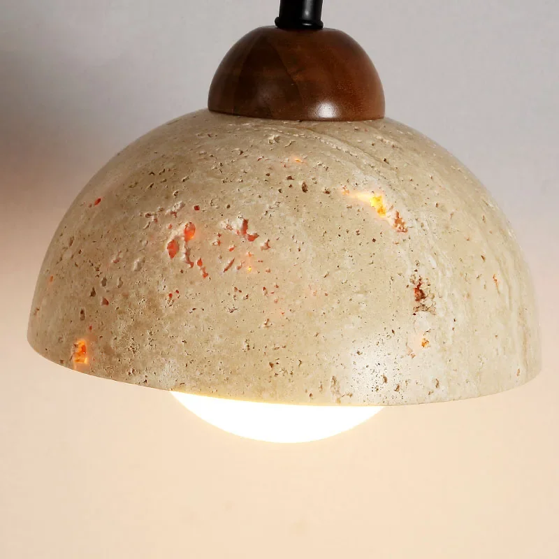 Arandela de Pedra Travertino: Elegância Natural para seu Ambiente