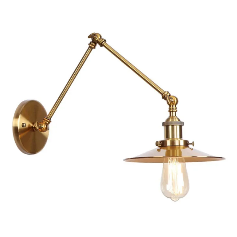 Arandela de parede Balli metal articulável para cabeceira e ambientes aconchegantes
