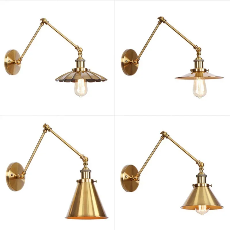 Arandela de parede Balli metal articulável para cabeceira e ambientes aconchegantes
