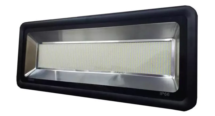 Refletor Holofote LED Exterior 1000W IP66 Branco Frio Potente