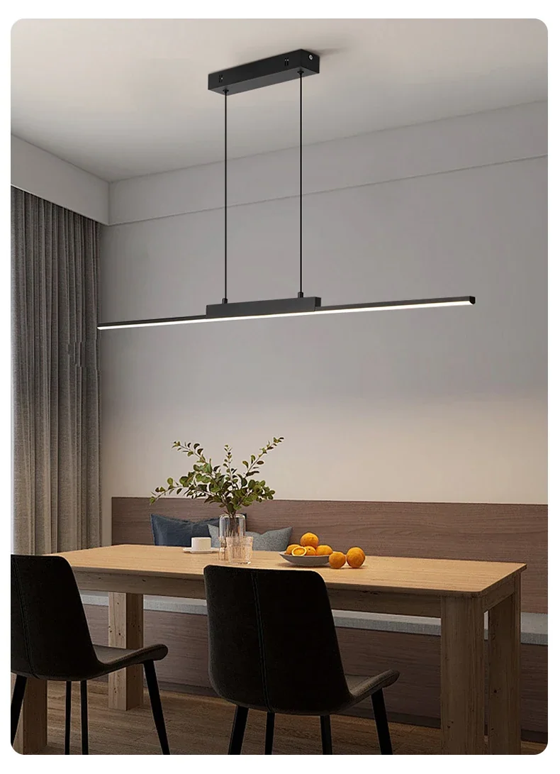 Pendente de Teto LED Line Minimalista 100cm Bivolt 26W