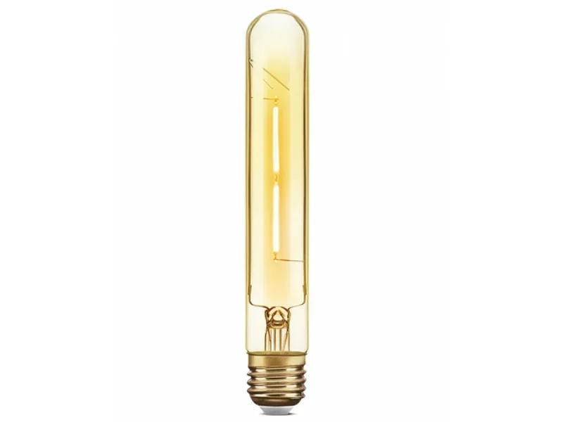 Lâmpada Filamento LED T30 Vintage 2W Âmbar Luz Decorativa