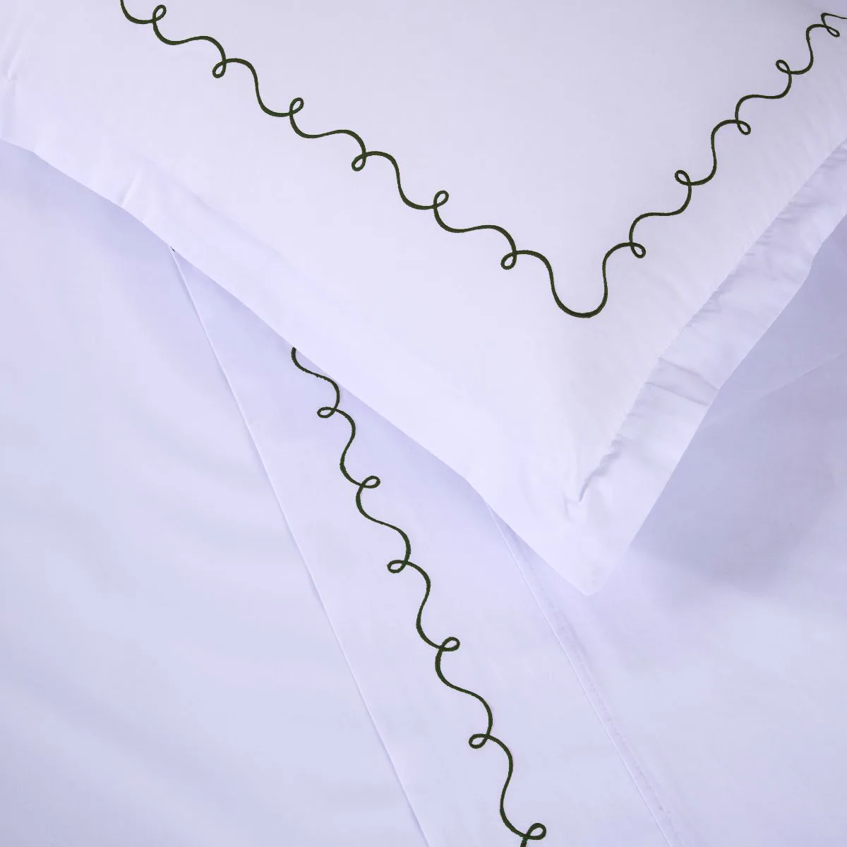 Jogo de Cama King 4 Peças Percal 180 Fios Algodão Bordado