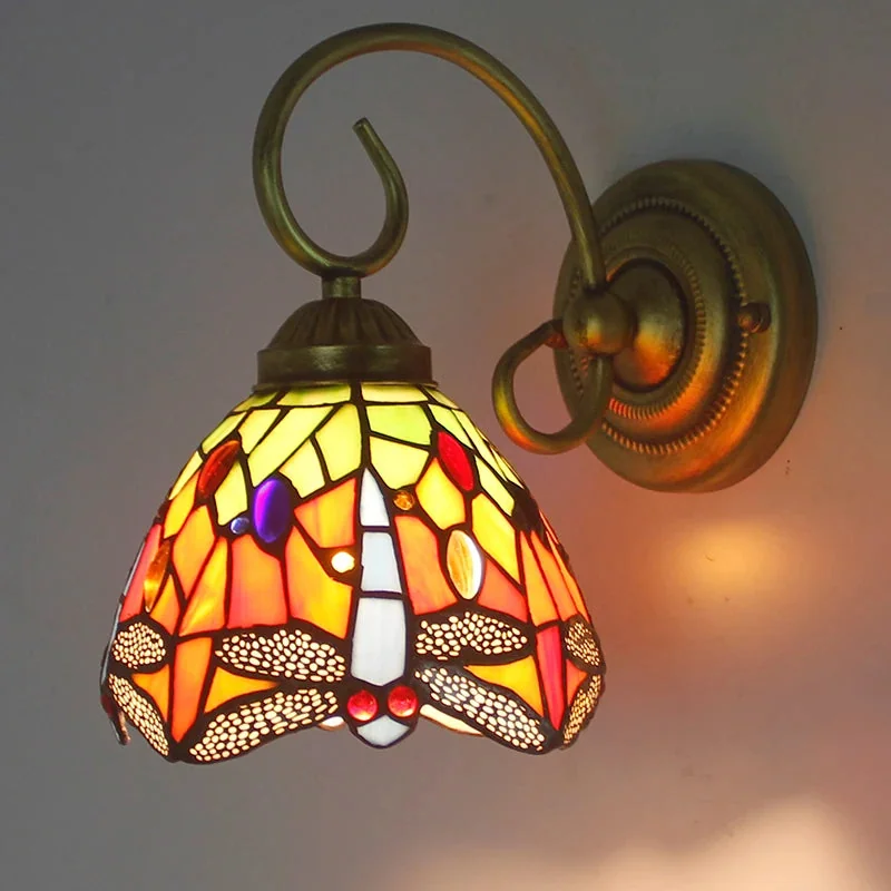 Arandela Vitral Tiffany Letania Clássica para Decoração