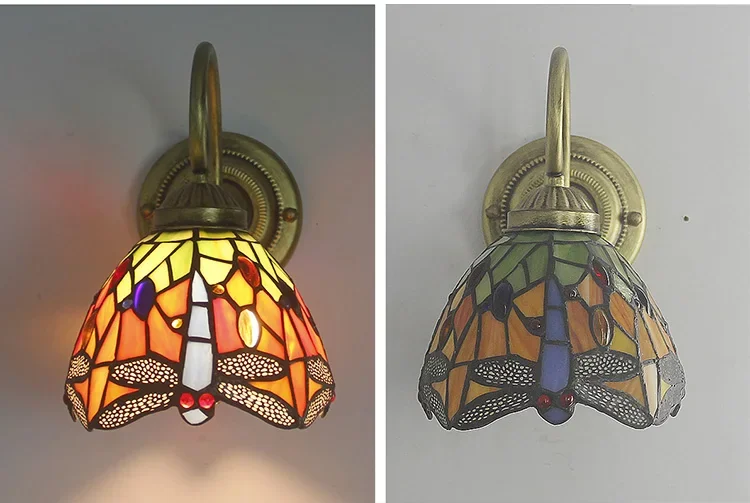Arandela Vitral Tiffany Letania Clássica para Decoração