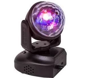Refletor Bola Mágica LED RGB 4W Compacto para Festa e Eventos
