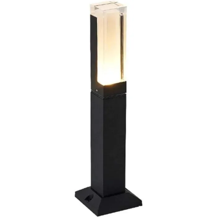 Poste Balizador LED 10W Preto 30cm: Elegância para Jardins