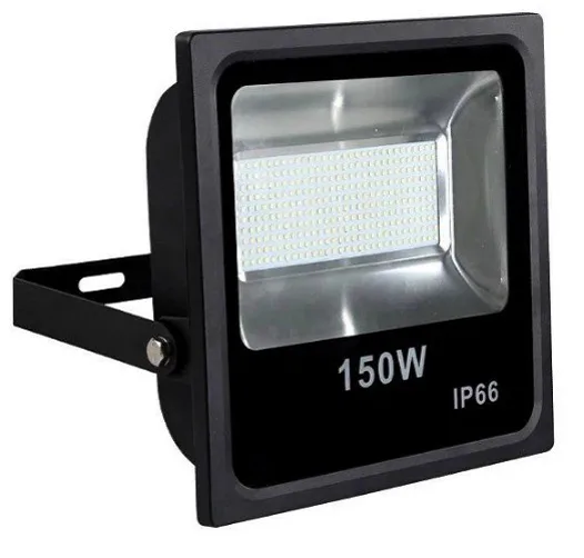 Kit 5 Refletores LED 150W Branco Frio para Área Externa IP65