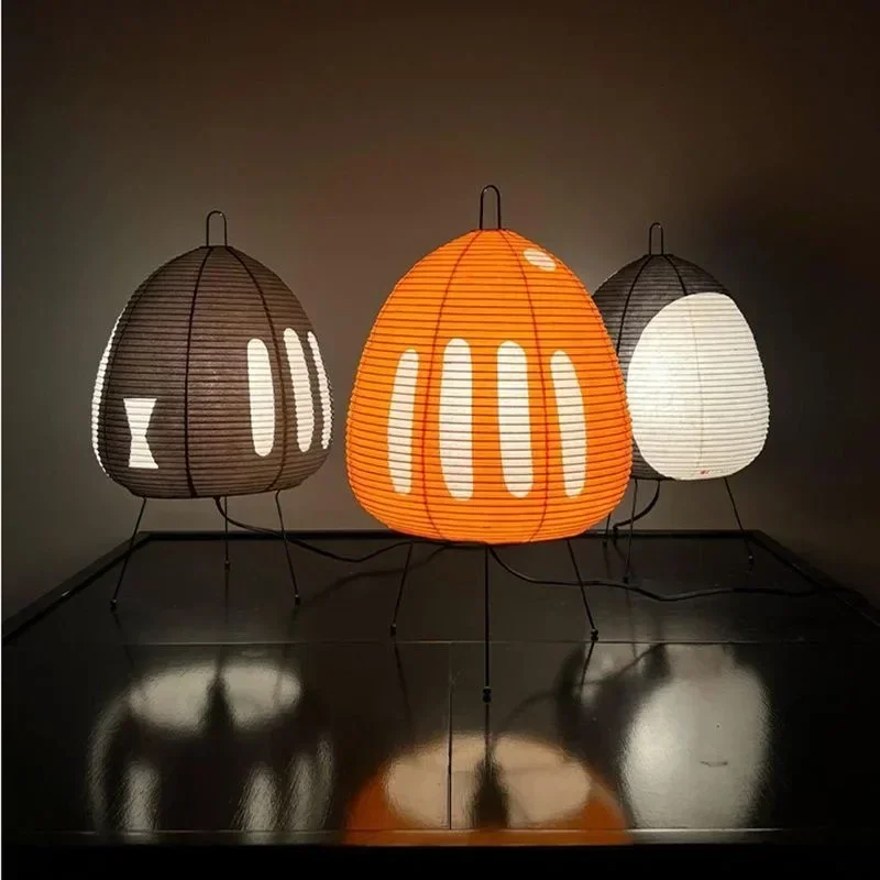 Abajur Japandi Akari Minimalista em Papel LED