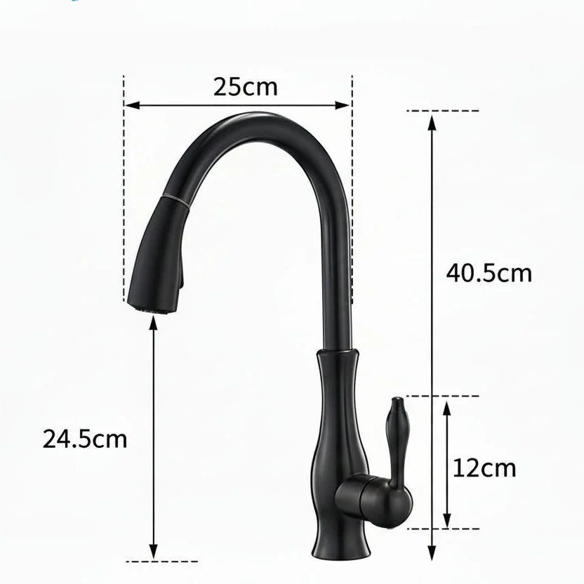 Torneira monocomando de cozinha com ducha extensível em aço inox