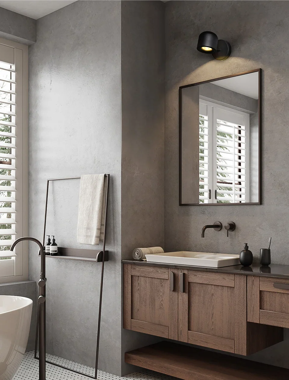 Arandela de Parede Moderna LED 7W Bivolt - Iluminação Versátil