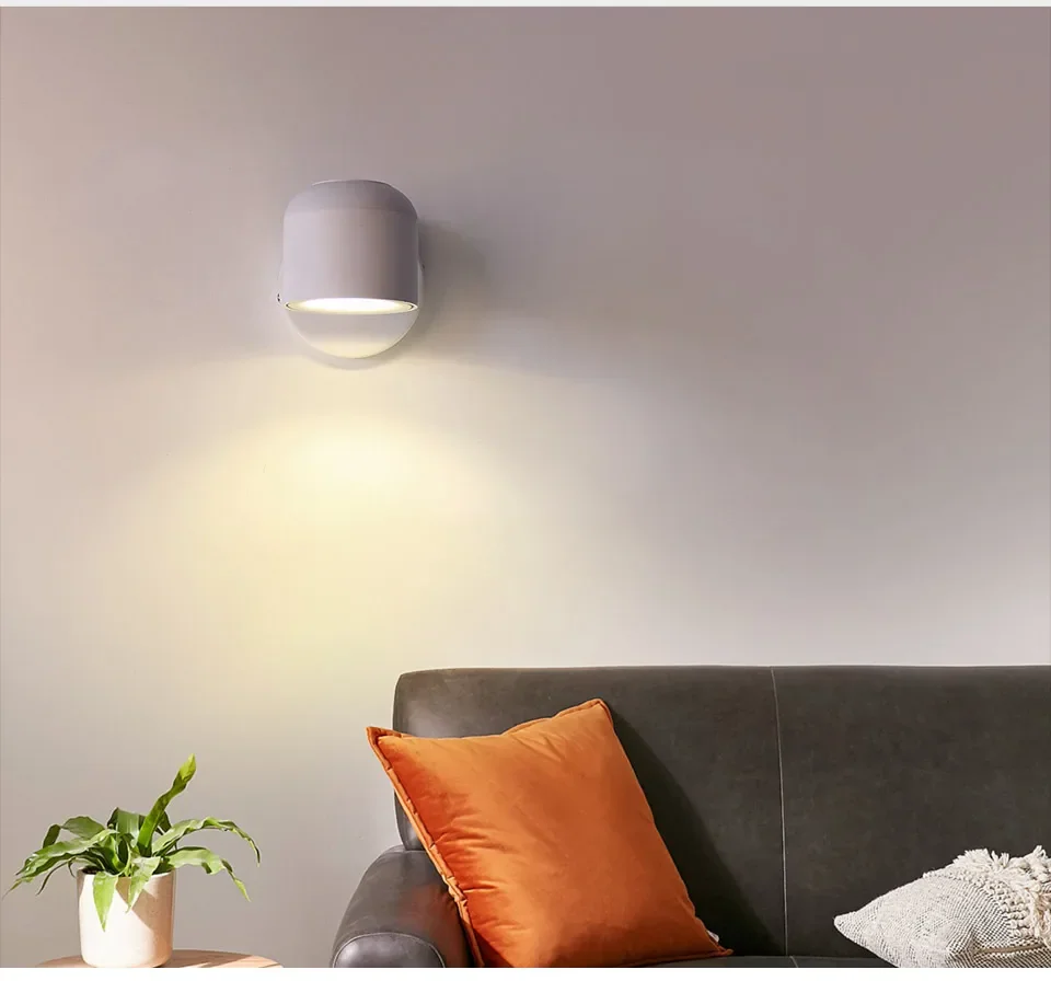 Arandela de Parede Moderna LED 7W Bivolt - Iluminação Versátil