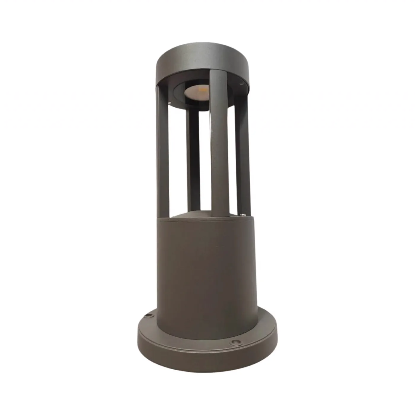 Balizador Jardim LED 10W Preto Redondo: Iluminação Aconchegante