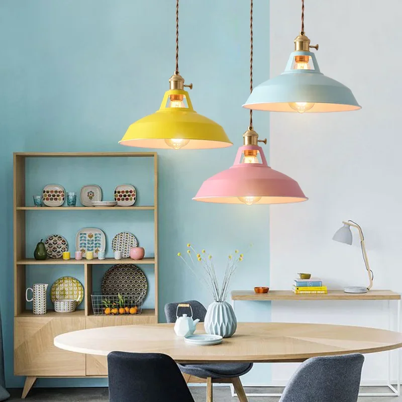 Pendente retrô colors creative: iluminação e estilo para seu espaço