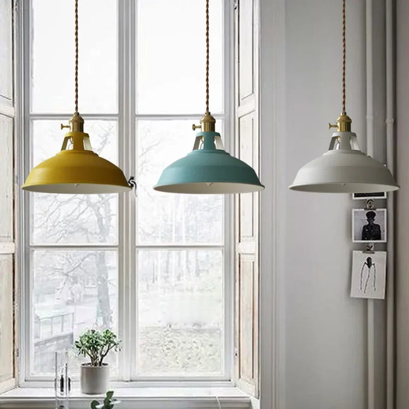 Pendente retrô colors creative: iluminação e estilo para seu espaço