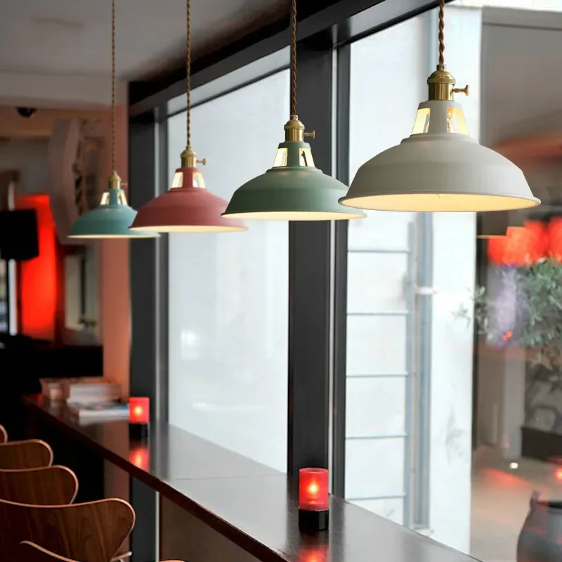Pendente retrô colors creative: iluminação e estilo para seu espaço