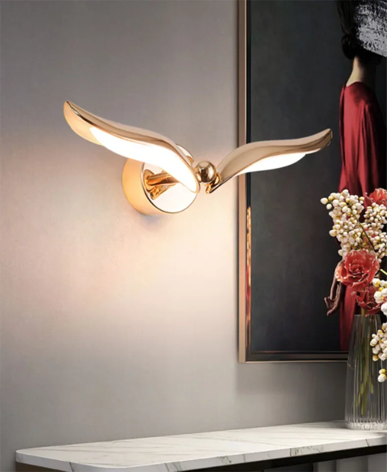Arandela decorativa pássaro LED - Bivolt