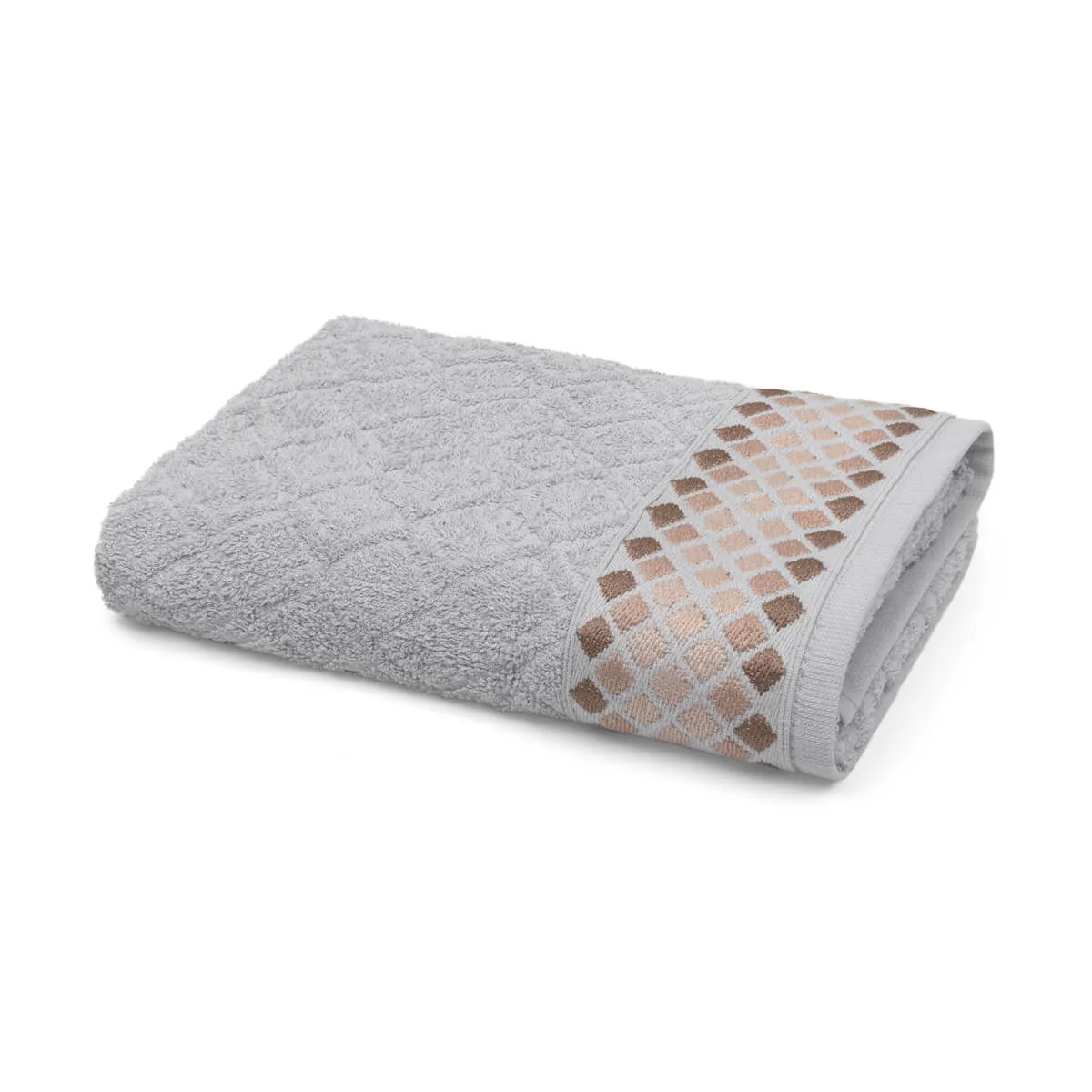 Toalha de Rosto Algodão Jacquard 420g/m² com Relevo 50cm x 70cm