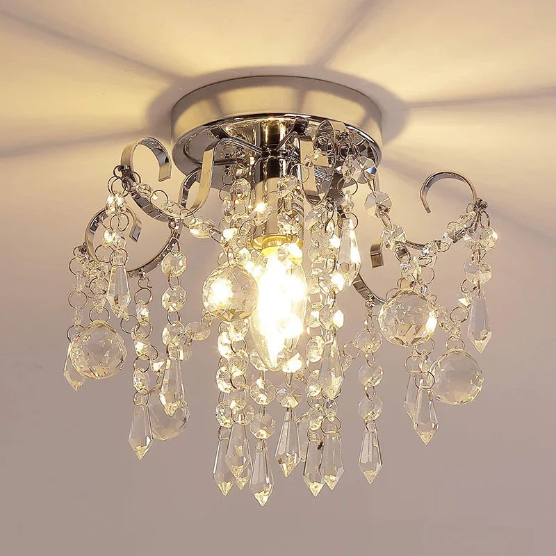 Plafon Cristal K9 Redondo Moderno LED Bivolt