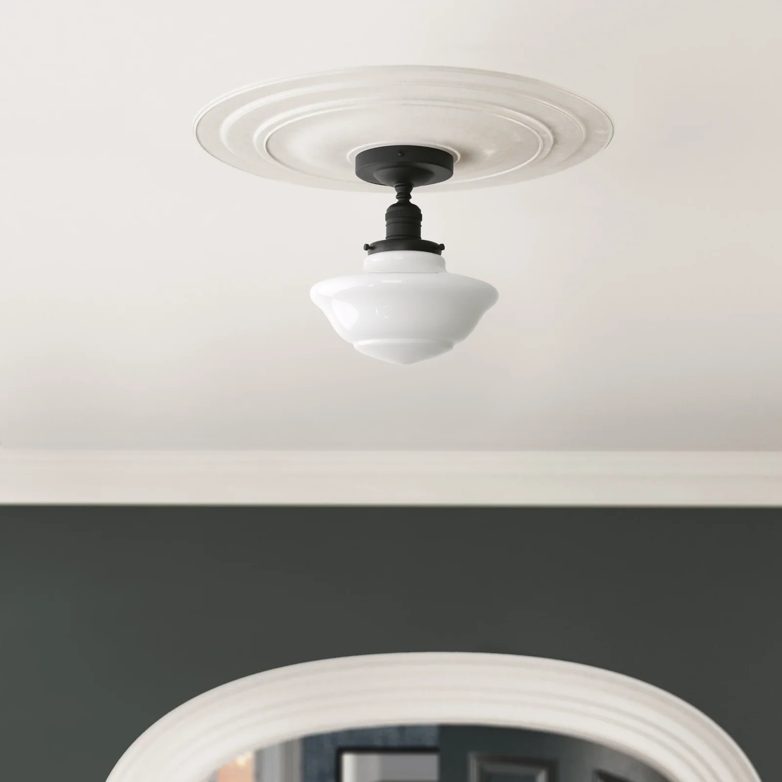 Lustre Pendente Chloe Vintage Branco - Toque de Elegância e Sofisticação