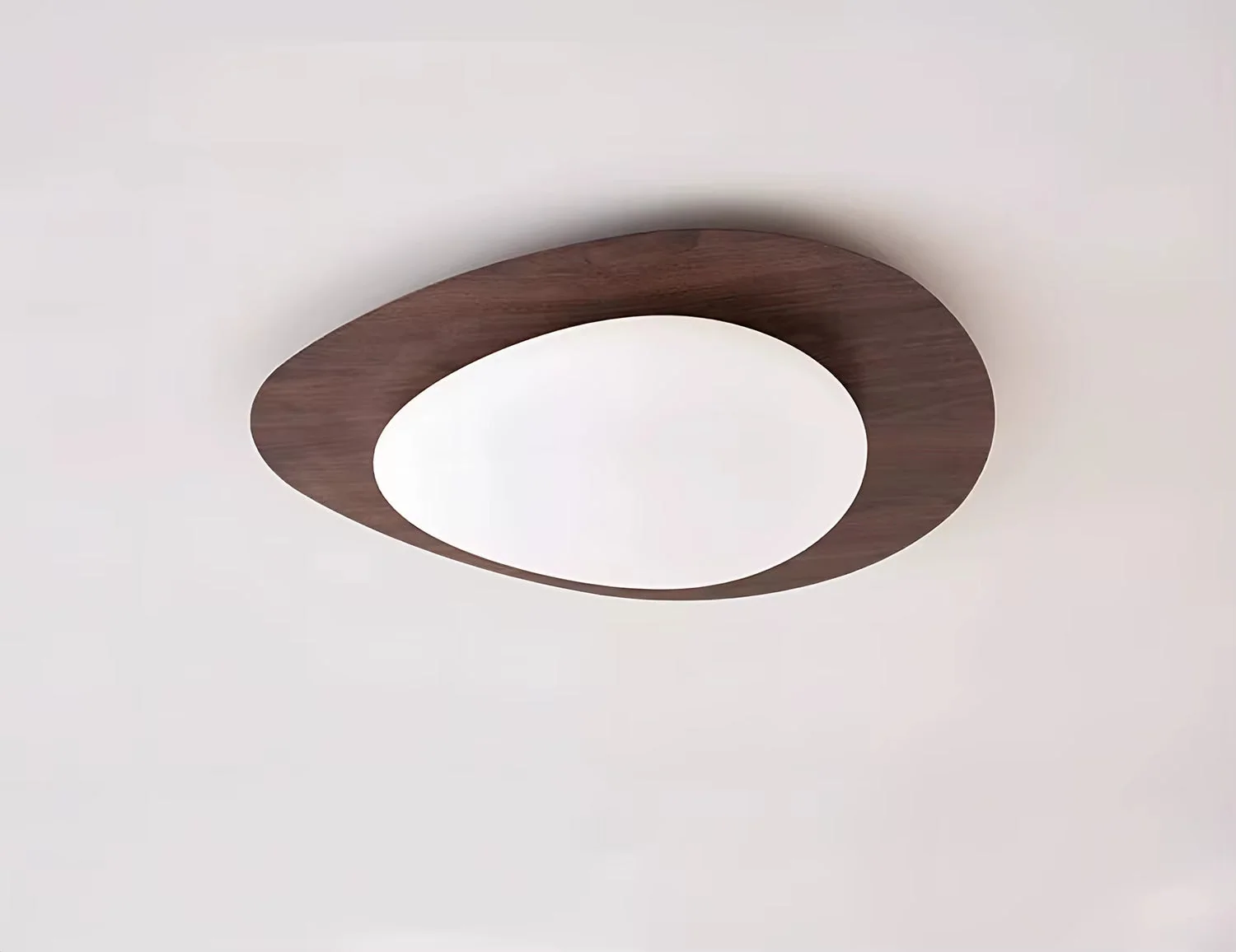 Lustre Plafon Oval Orgânico em LED - Design Moderno e Sofisticado