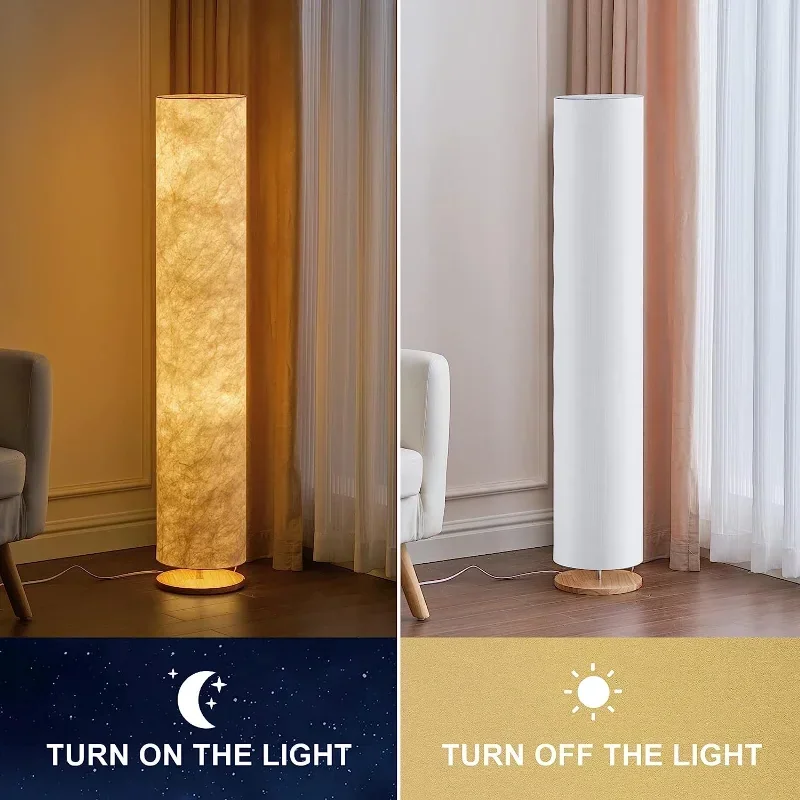 Luminária Chão Grande Tecido Artesanal Conforto e Estilo