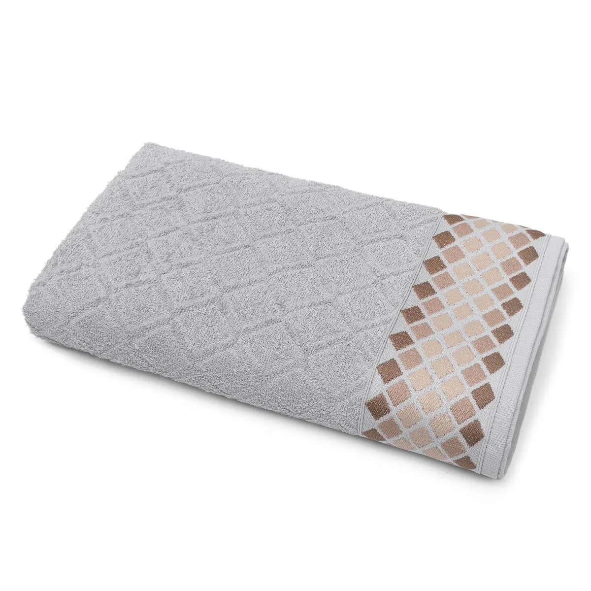 Toalha de Banho Gigante Jacquard Algodão, 420g/m², 81x150cm