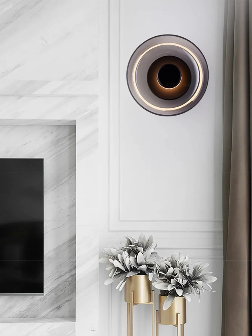 Arandela de Parede Aura: Sofisticação Minimalista para Seu Ambiente